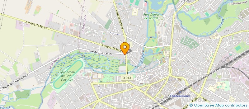 localisation de l'entreprise GMD à CHATEAUROUX
