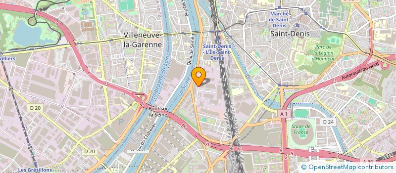 localisation de l'entreprise GMD à SAINT-DENIS