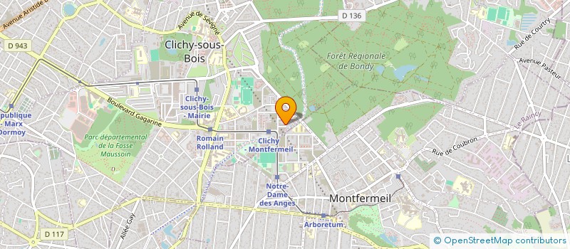 localisation de l'entreprise GMD à CLICHY-SOUS-BOIS