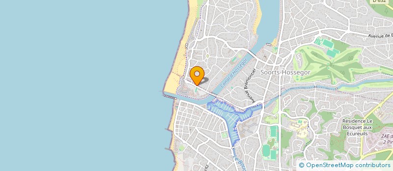 localisation de l'entreprise GMD  SOORTS-HOSSEGOR