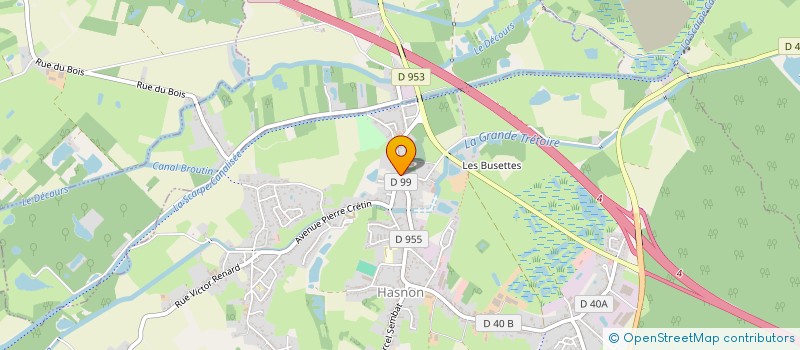 localisation de l'entreprise GMD BATIMENT  HASNON