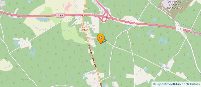 localisation de l'entreprise GMD HOLDING  VILLEFRANCHE-SUR-CHER