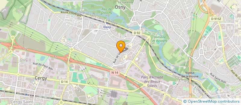 localisation de l'entreprise GMD HOLDING  OSNY