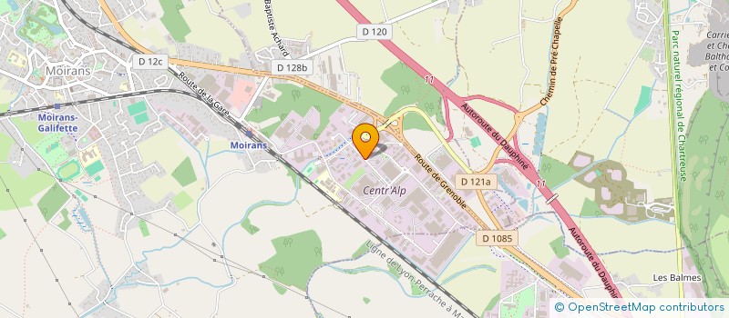 localisation de l'entreprise GMD IMMO  MOIRANS