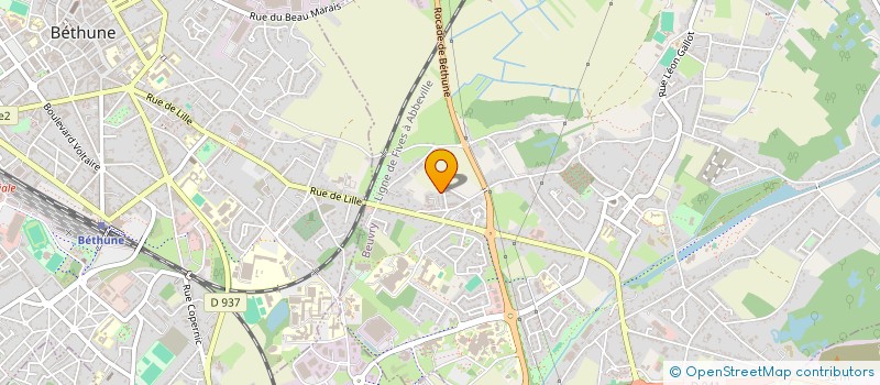 localisation de l'entreprise GMD MULTI SERVICES  BEUVRY