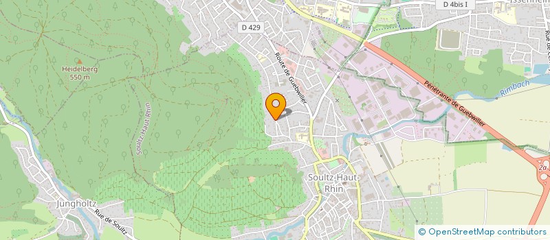 localisation de l'entreprise GMD PIERRE  SOULTZ-HAUT-RHIN