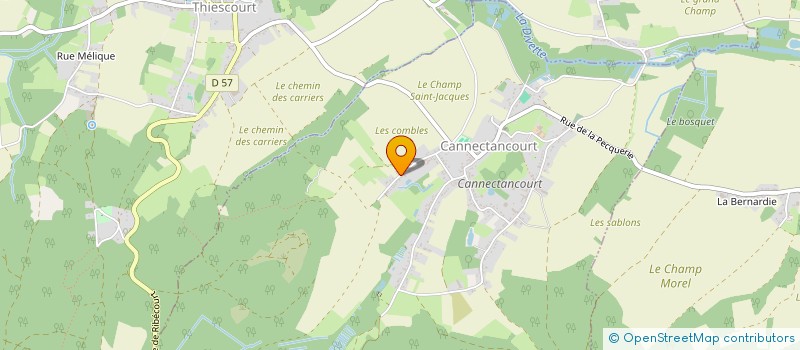 localisation de l'entreprise GMD TRANSPORTS  CANNECTANCOURT