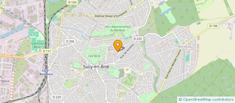 localisation de l'entreprise GMDA FRANCE à SUCY-EN-BRIE