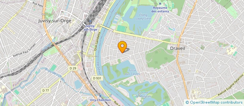 localisation de l'entreprise GMDB à DRAVEIL