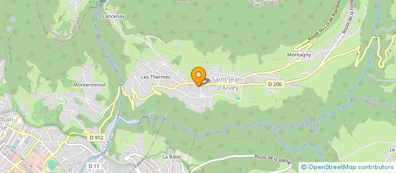 localisation de l'entreprise GMDB FINANCE  SAINT-JEAN-D'ARVEY