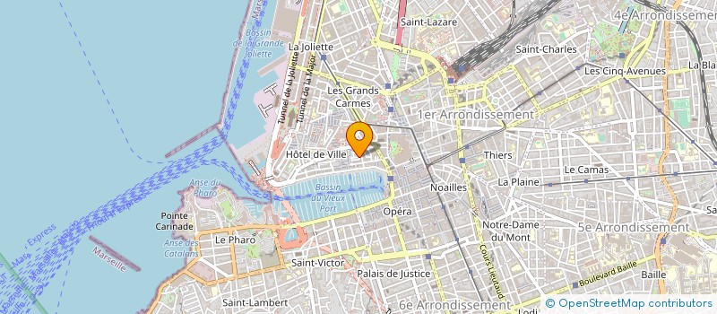 localisation de l'entreprise GMDB SARL à MARSEILLE