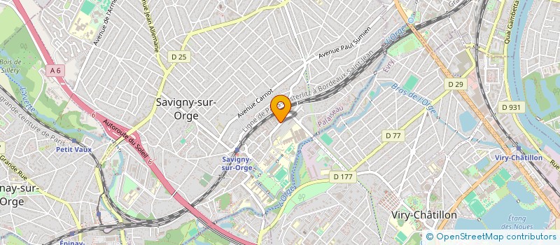 localisation de l'entreprise GMDISTRI  SAVIGNY-SUR-ORGE