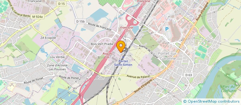 localisation de l'entreprise GME 31  PORTET-SUR-GARONNE