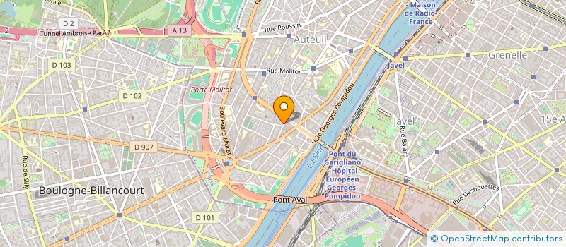 localisation de l'entreprise GME  PARIS