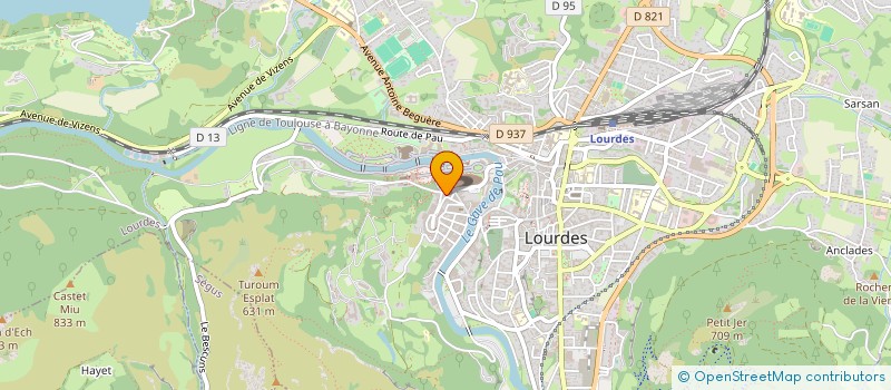 localisation de l'entreprise GME à LOURDES