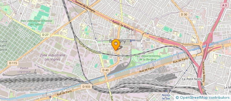 localisation de l'entreprise GME à BOBIGNY