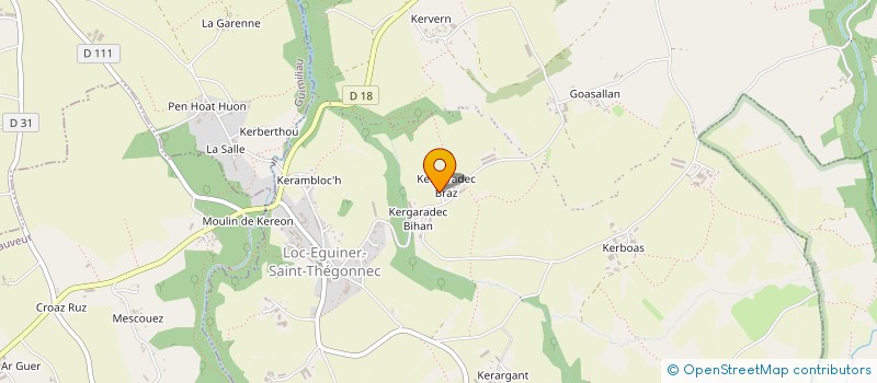 localisation de l'entreprise GME  SAINT-THEGONNEC LOC-EGUINER