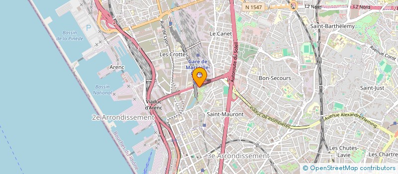 localisation de l'entreprise GME AUTO PRO à MARSEILLE