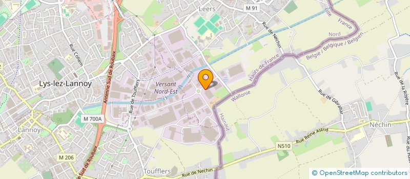 localisation de l'entreprise GMED à VILLENEUVE-D'ASCQ