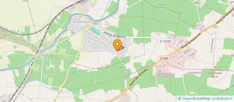 localisation de l'entreprise GMEL INVEST  COLOMBIERS