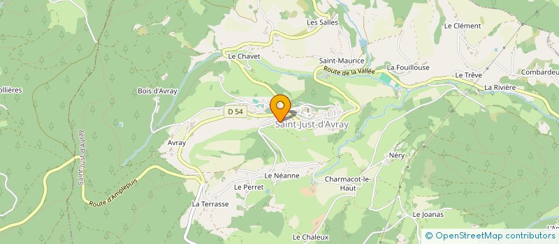 localisation de l'entreprise GMEPO  SAINT-JUST-D'AVRAY