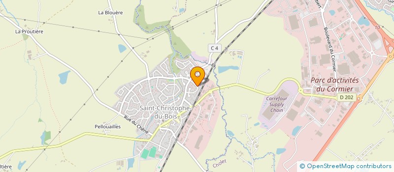 localisation de l'entreprise GMESOFT MOBILITY  SAINT-CHRISTOPHE-DU-BOIS