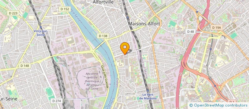 localisation de l'entreprise GMF NETTOYAGE à ALFORTVILLE