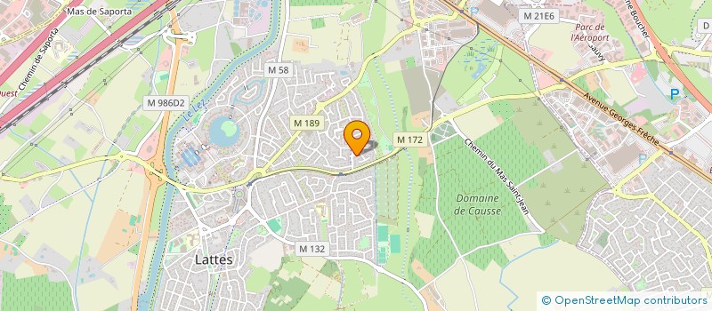 localisation de l'entreprise GMFE  LATTES