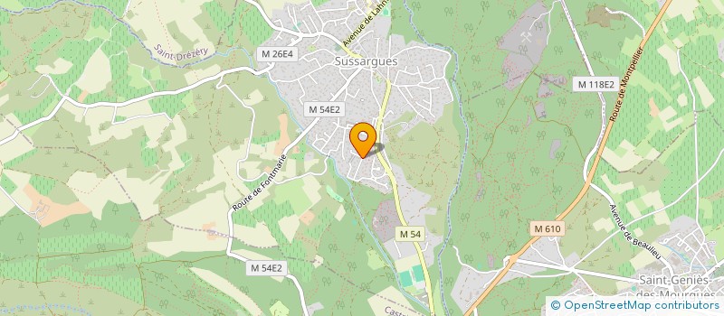 localisation de l'entreprise GMFR  SUSSARGUES