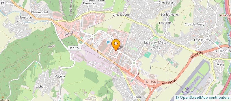 localisation de l'entreprise GMG à EPAGNY METZ-TESSY