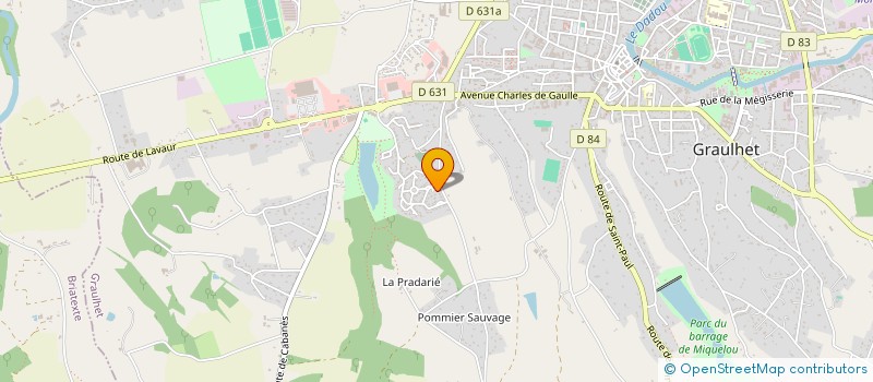 localisation de l'entreprise GMG 81 à GRAULHET