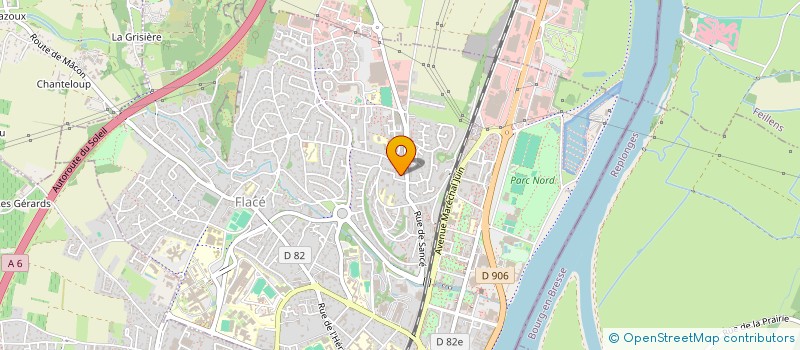 localisation de l'entreprise GMG  MACON