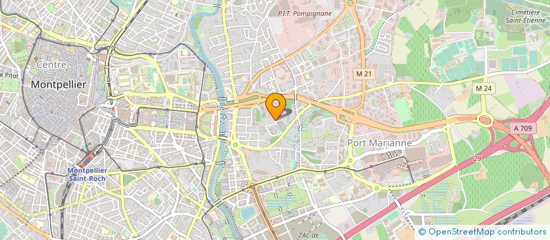 localisation de l'entreprise GMG à MONTPELLIER