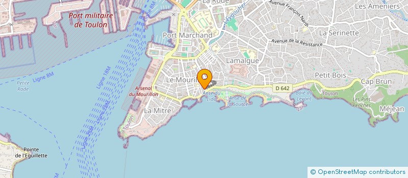 localisation de l'entreprise GMG à TOULON