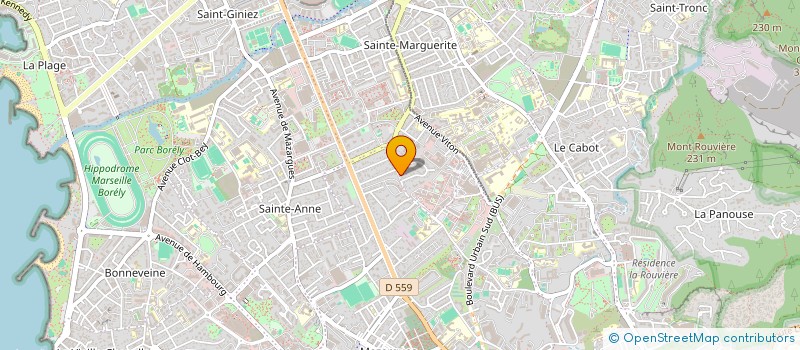 localisation de l'entreprise GMG à MARSEILLE