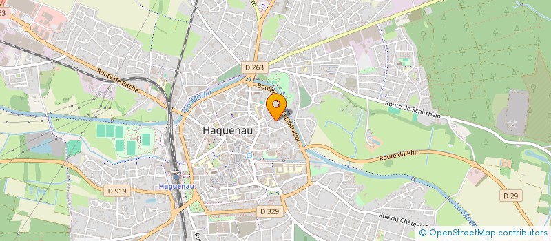 localisation de l'entreprise GMG à HAGUENAU