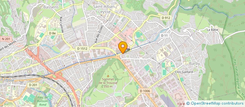 localisation de l'entreprise GMG AUDIT à LA RAVOIRE