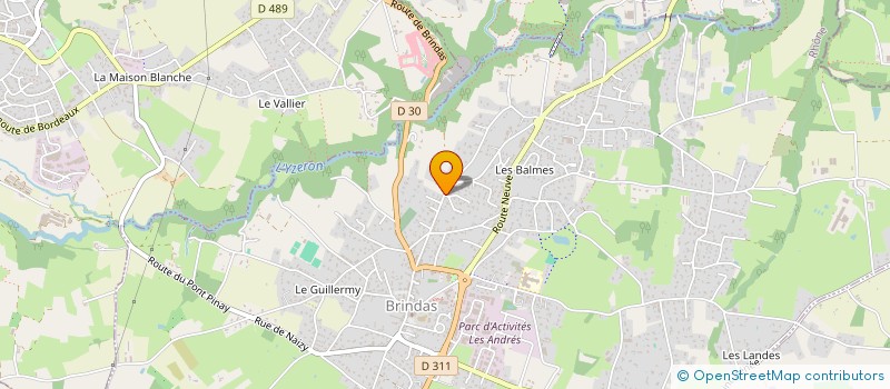 localisation de l'entreprise GMGG à BRINDAS