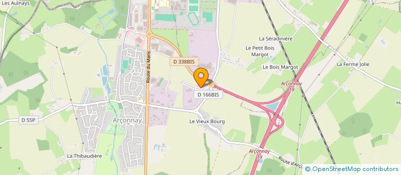 localisation de l'entreprise GMH 37  LE MANS