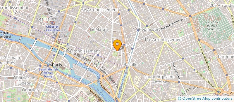 localisation de l'entreprise GMH à PARIS