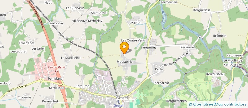 localisation de l'entreprise GMH  GESTEL