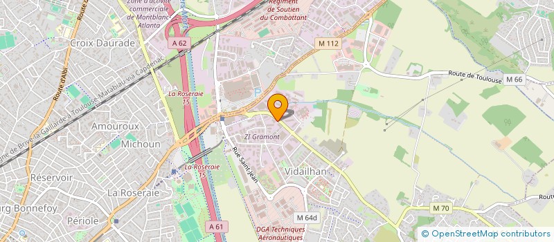 localisation de l'entreprise GMH à MONTPELLIER