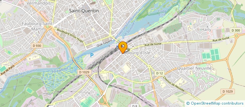 localisation de l'entreprise GMH à SAINT-QUENTIN
