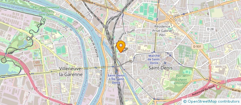 localisation de l'entreprise GMH  SAINT-DENIS