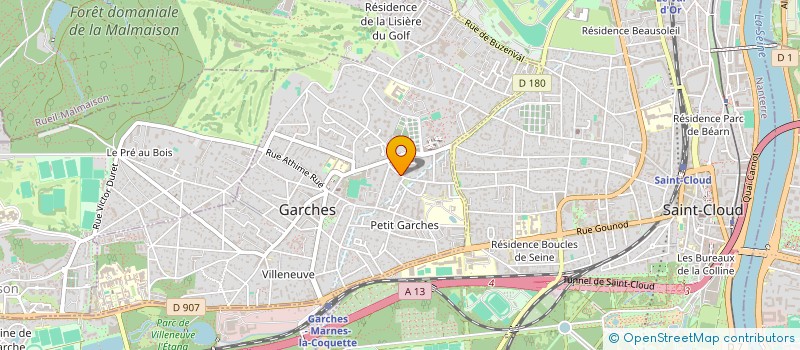 localisation de l'entreprise GMH CONSEIL à GARCHES