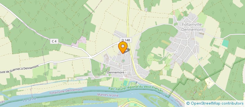 localisation de l'entreprise GMH GROUP  FOLLAINVILLE-DENNEMONT