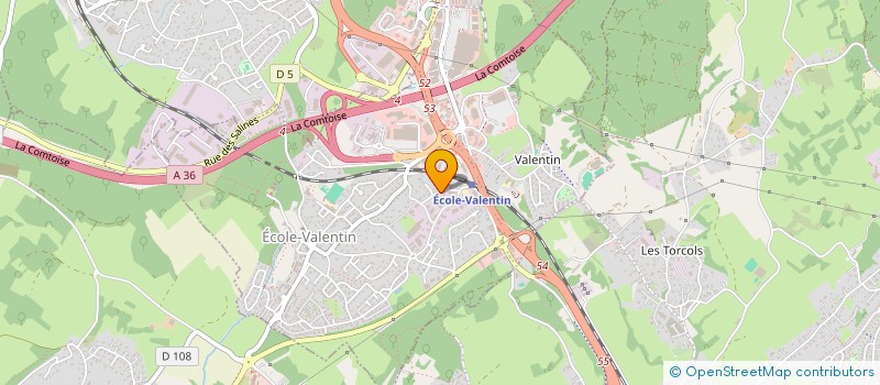 localisation de l'entreprise GMH - GROUPE MILLE HOLDING  ECOLE-VALENTIN