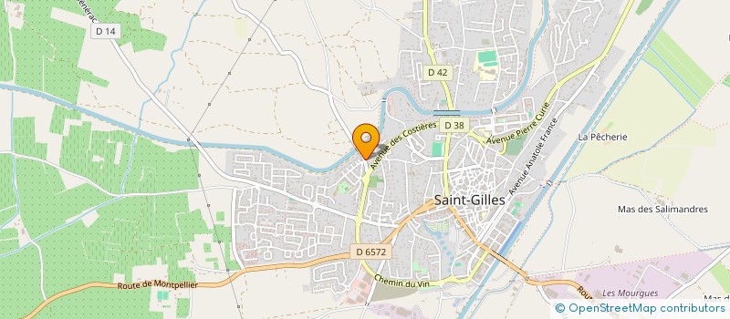 localisation de l'entreprise GMI  ST GILLES