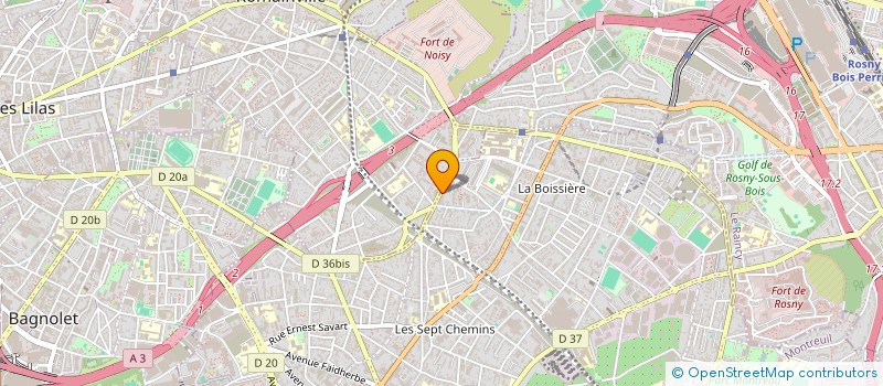 localisation de l'entreprise GMI à MONTREUIL