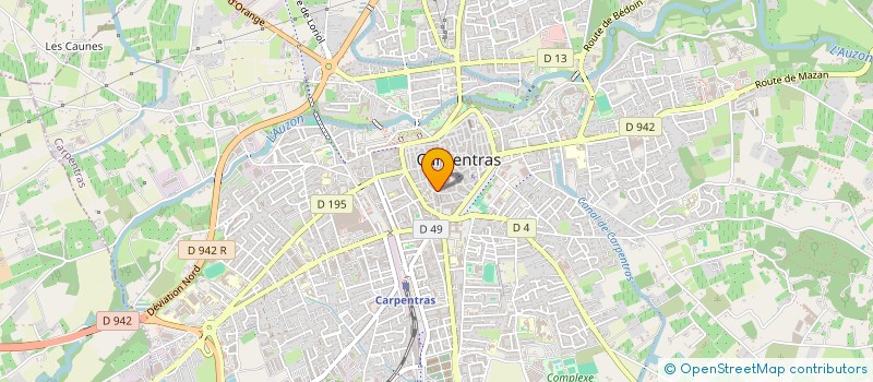 localisation de l'entreprise GMI  CARPENTRAS